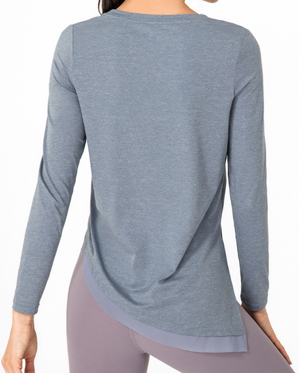 Long-Sleeve Active Top: Ultra-Soft Comfort for Yoga, Pilates & More