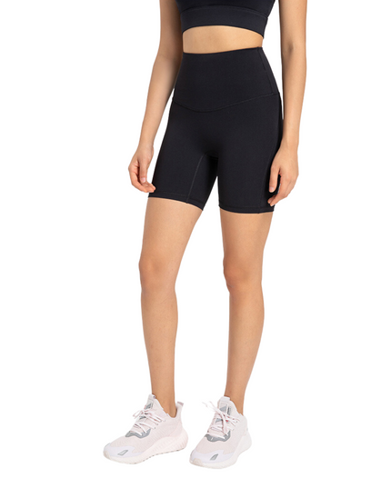 "Ultra-Soft High Waist Sports Shorts"