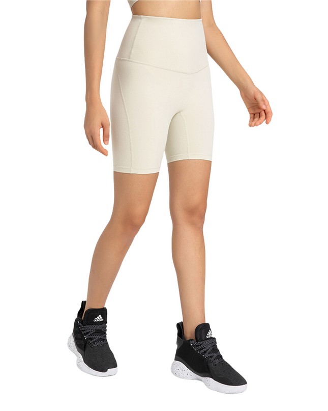 "Ultra-Soft High Waist Sports Shorts"