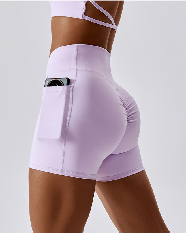 V-Cross Scrunch Shorts