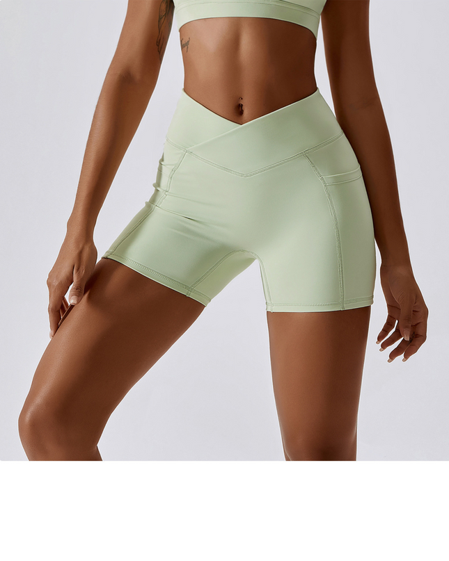 V-Cross Scrunch Shorts