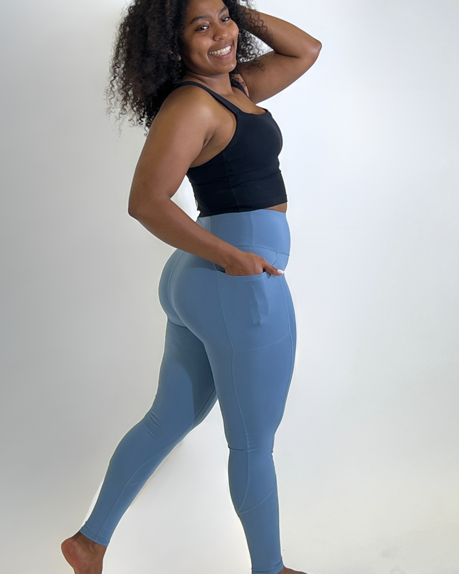 'Compress & Contour' High Waist Leggings with Pockets