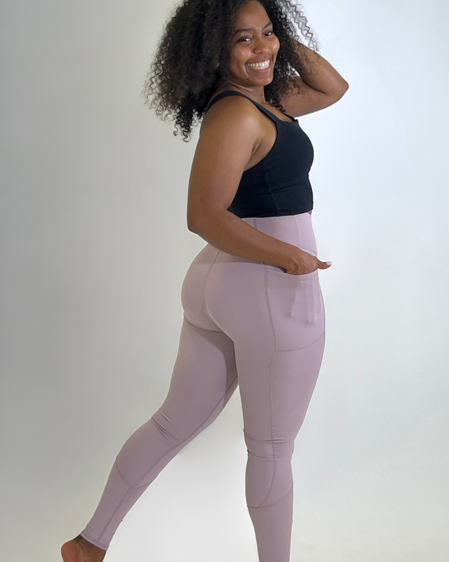 'Compress & Contour' High Waist Leggings with Pockets