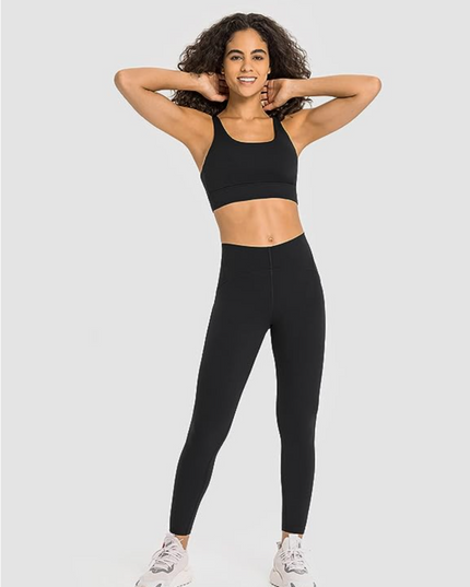 "High-Waist Design Sport Leggings"