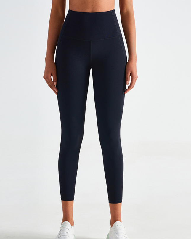 "High-Waist Pocketed Sport Leggings"