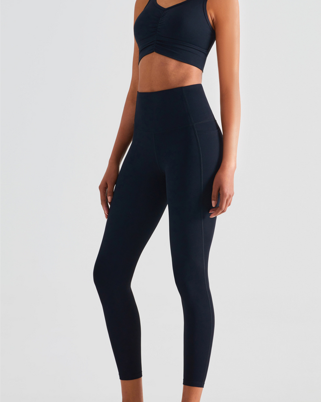 "High-Waist Pocketed Sport Leggings"