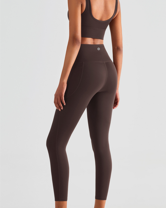 "High-Waist Pocketed Sport Leggings"