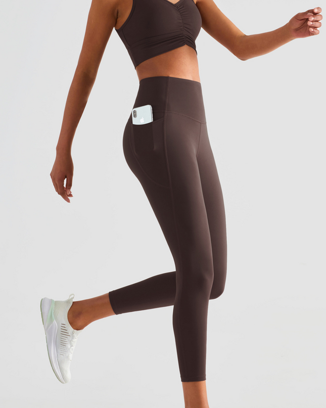 "High-Waist Pocketed Sport Leggings"