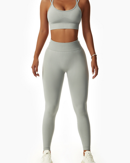 'Crossover Comfort' Seamless Sports Bra