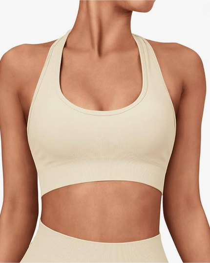 Open-Back Sports Bra