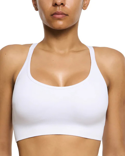 'Crossover Comfort' Seamless Sports Bra