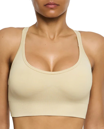 'Crossover Comfort' Seamless Sports Bra