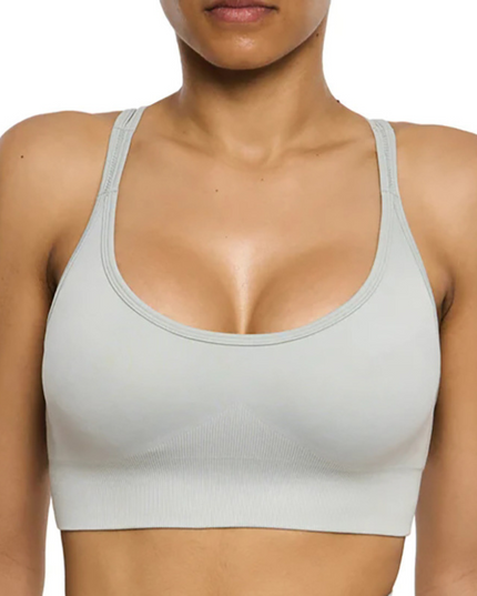 'Crossover Comfort' Seamless Sports Bra