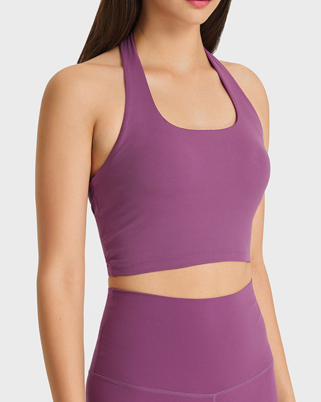 'UltraSoft Halter' Sports Bra