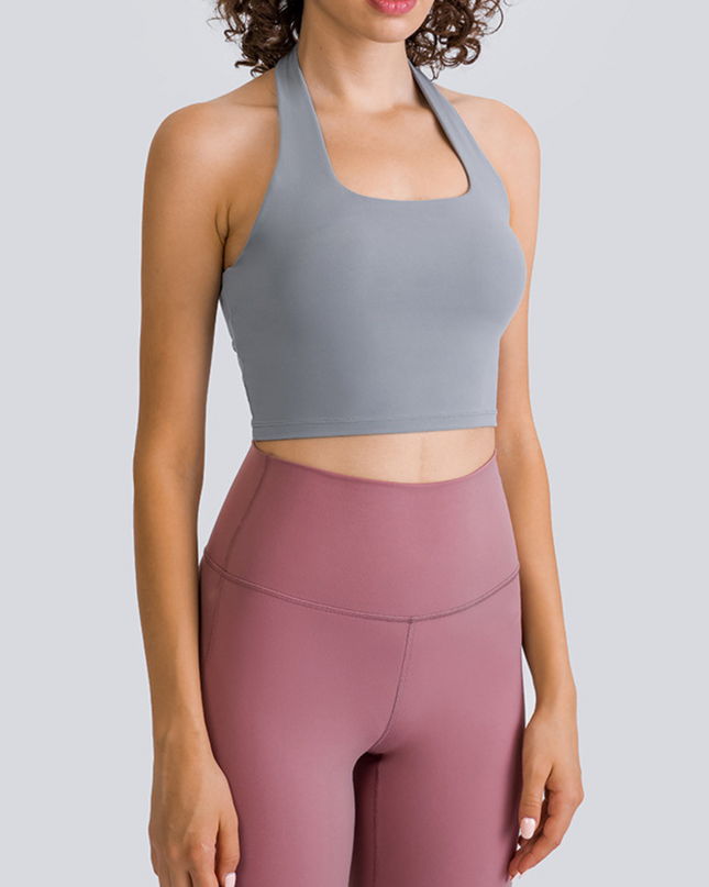 'UltraSoft Halter' Sports Bra