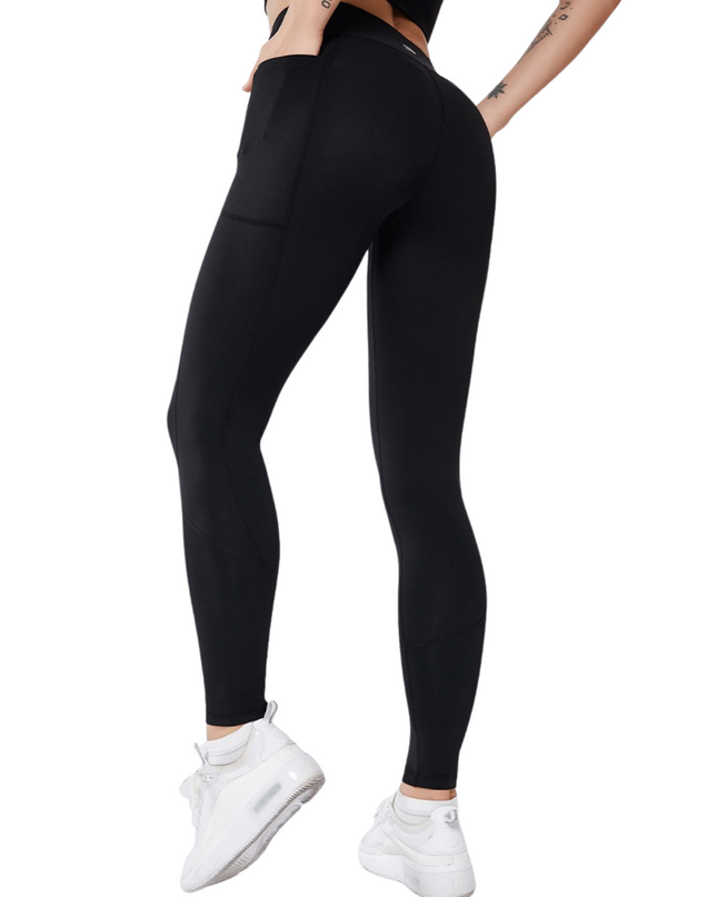 'Compress & Contour' High Waist Leggings with Pockets