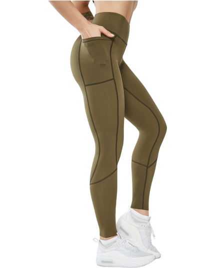 'Compress & Contour' High Waist Leggings with Pockets